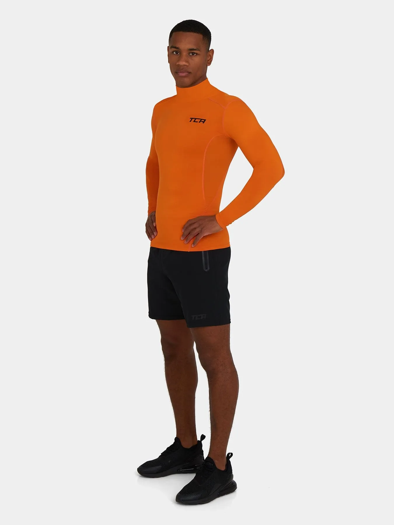 SuperThermal Compression Base Layer Long Sleeve Mock Neck For Men With Brushed Inner Fabric sold by TCA product image thumbnail 5