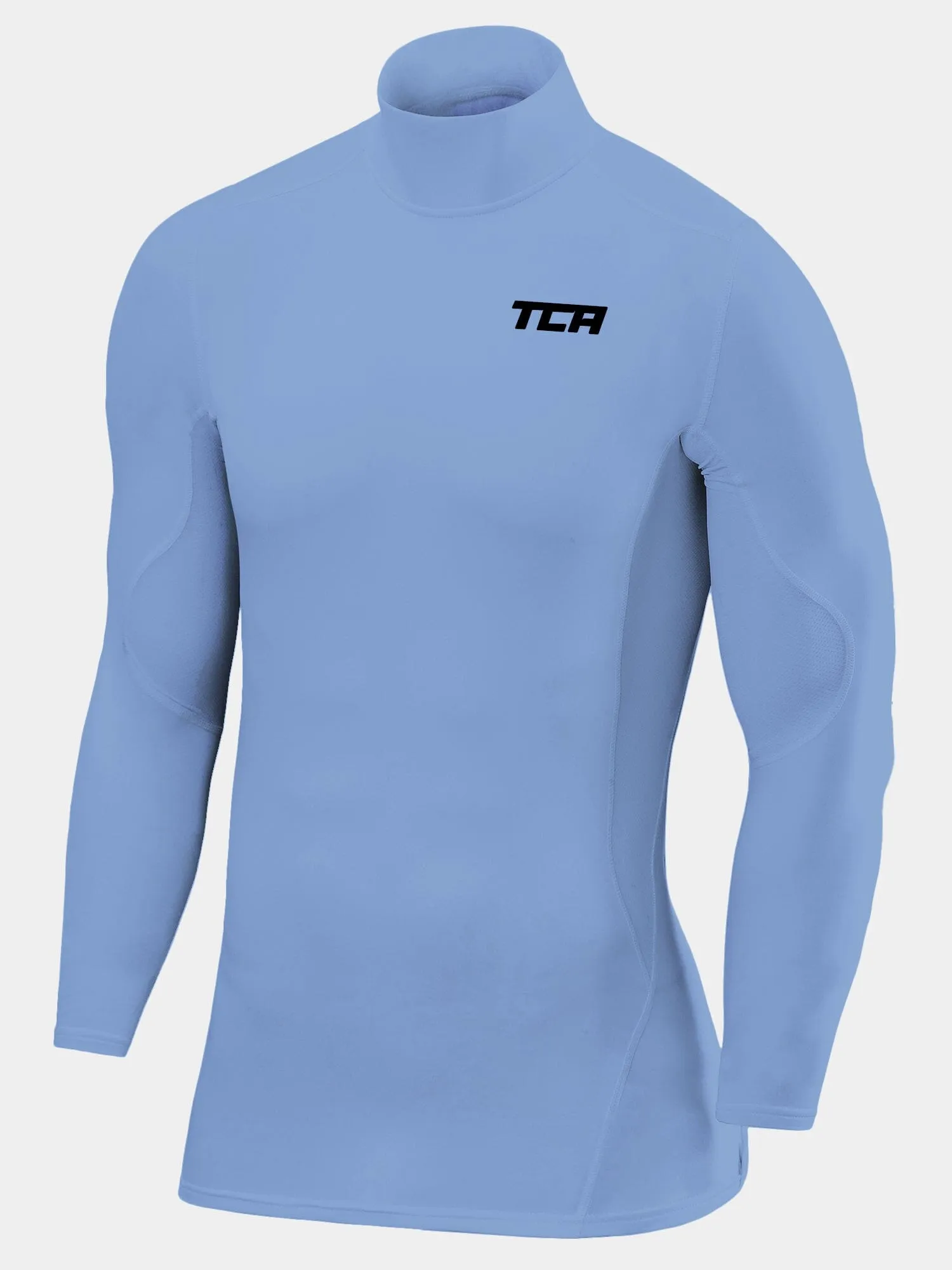 SuperThermal Compression Base Layer Long Sleeve Mock Neck For Men With Brushed Inner Fabric sold by TCA