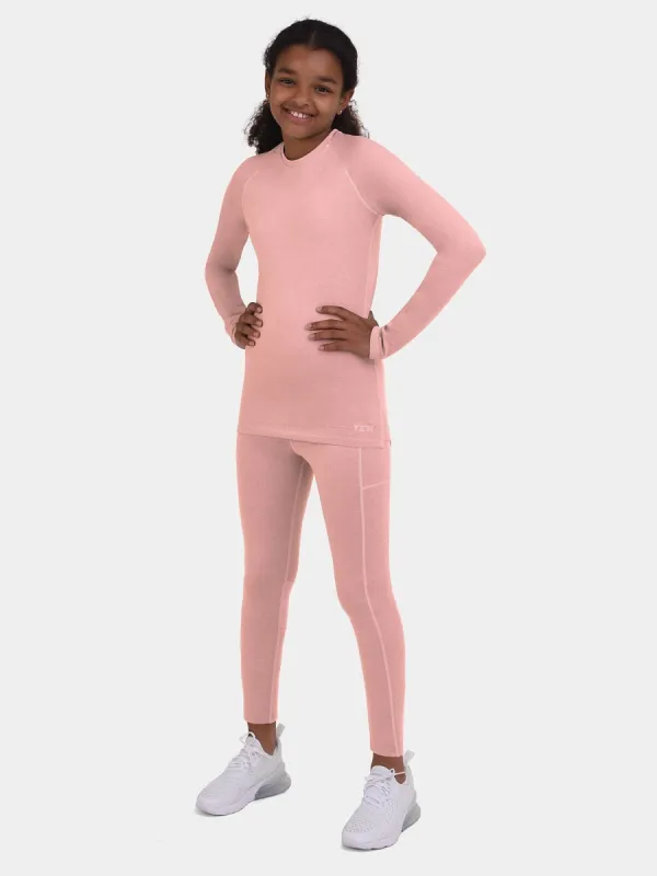 SuperThermal Compression Base Layer Top & Tights for Girls With Brushed Inner Fabric sold by TCA