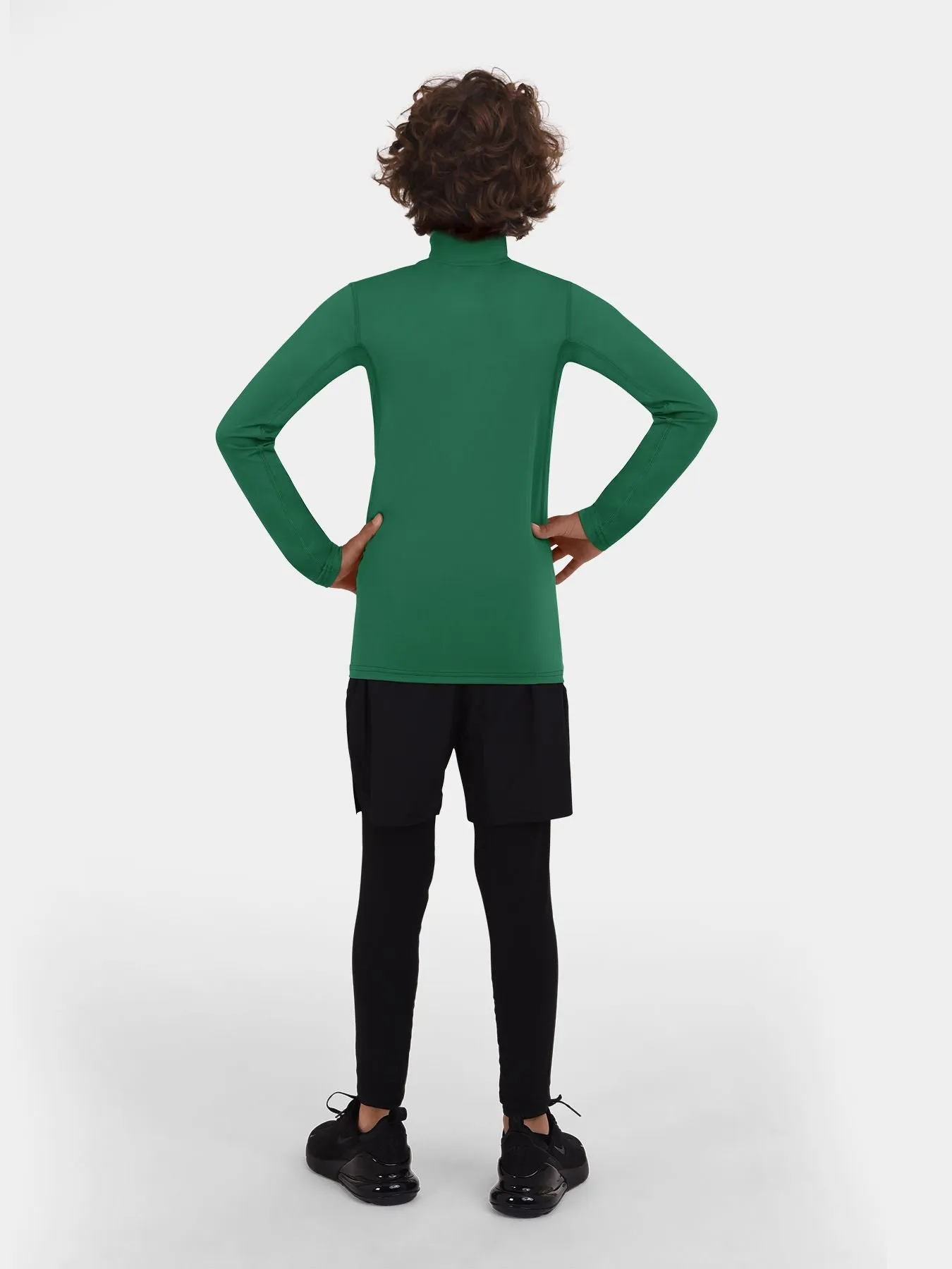 Hyperfusion Compression Base Layer Long Sleeve Mock Neck For Boys sold by TCA product image thumbnail 2