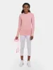 SuperThermal Long Sleeve Compression Base Layer Crew Neck Top for Girls With Brushed Inner Fabric sold by TCA