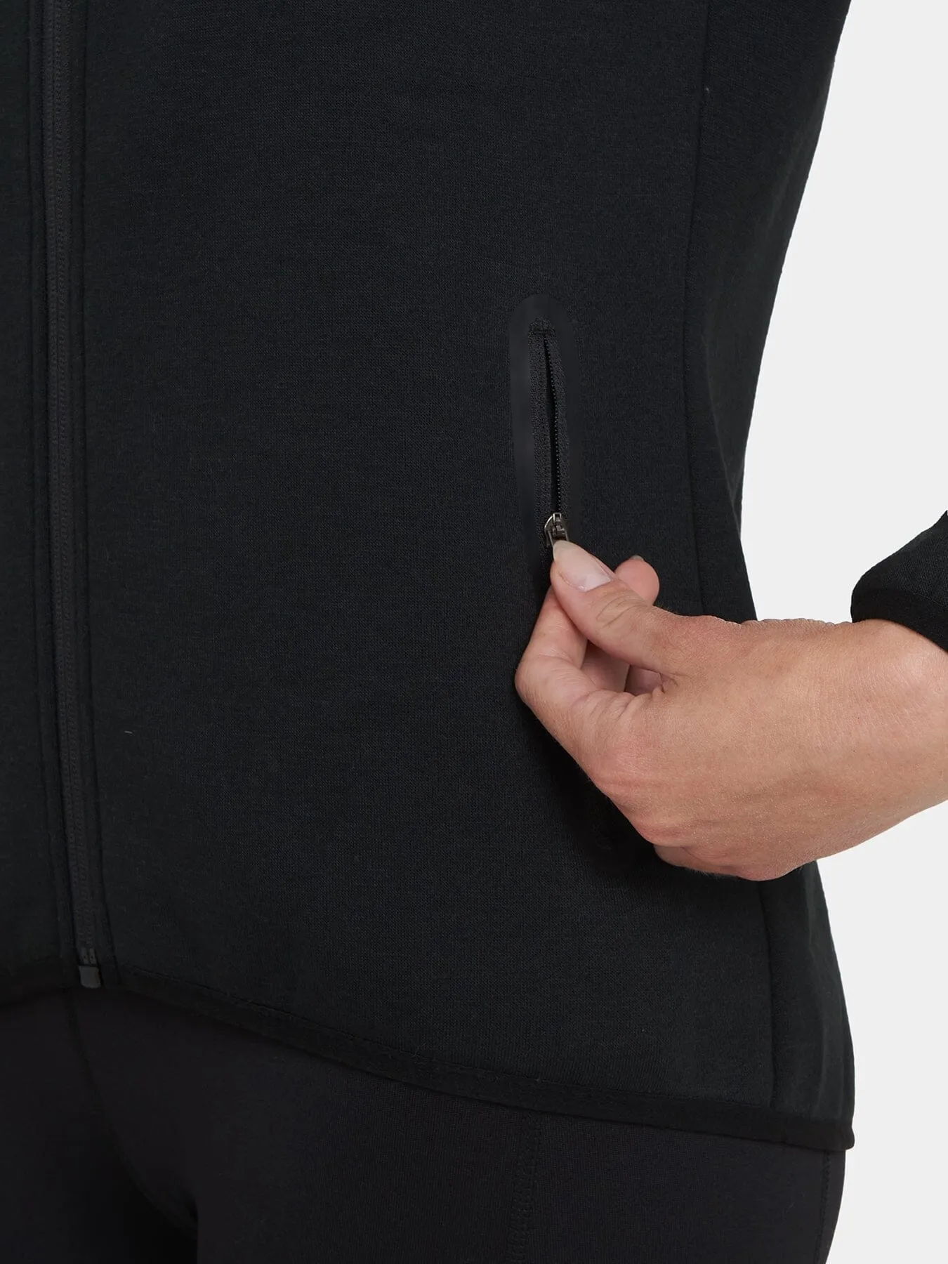 Revolution Tech Gym Running Hoodie For Women With Zip Pockets sold by TCA product image thumbnail 5