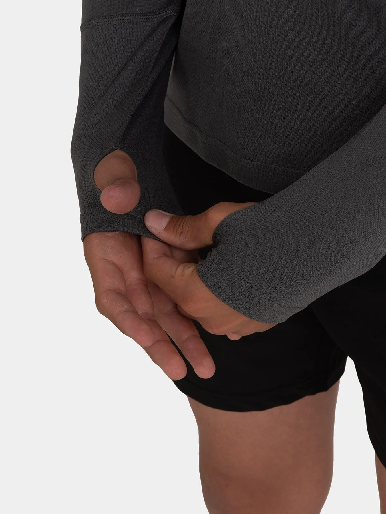 Stamina Long Sleeve Crew Neck Running Top For Boys With Thumbholes sold by TCA product image thumbnail 4