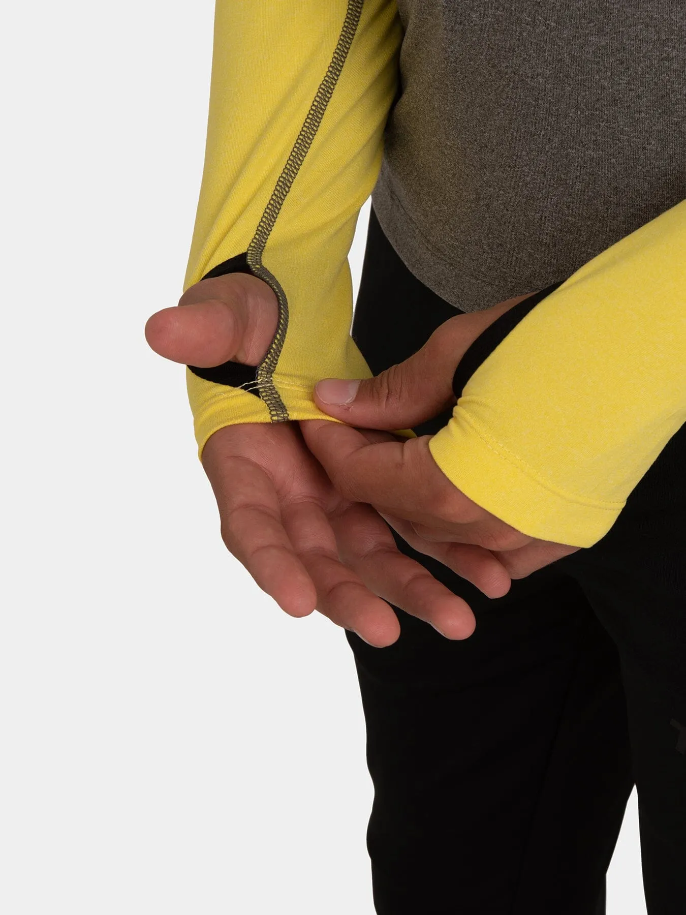 Fusion Half Zip Running Top For Boys with Thumbholes & Chest Zip Pocket sold by TCA product image thumbnail 4