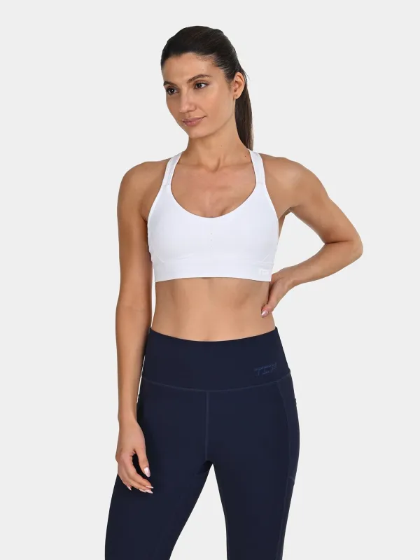 TCA Women's Medium Impact Sports Bra – Adjustable Support, Removable Pads, Seamless Comfort sold by TCA