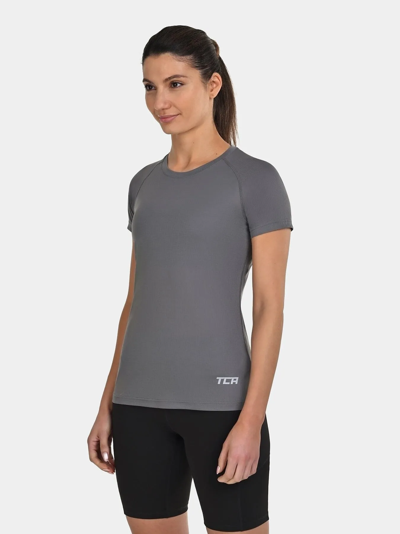 TCA Women's Lightweight Short Sleeve Shirt – Breathable Athletic Running T-Shirt for Yoga, Running, Gym, Training, and Fitness sold by TCA product image thumbnail 4
