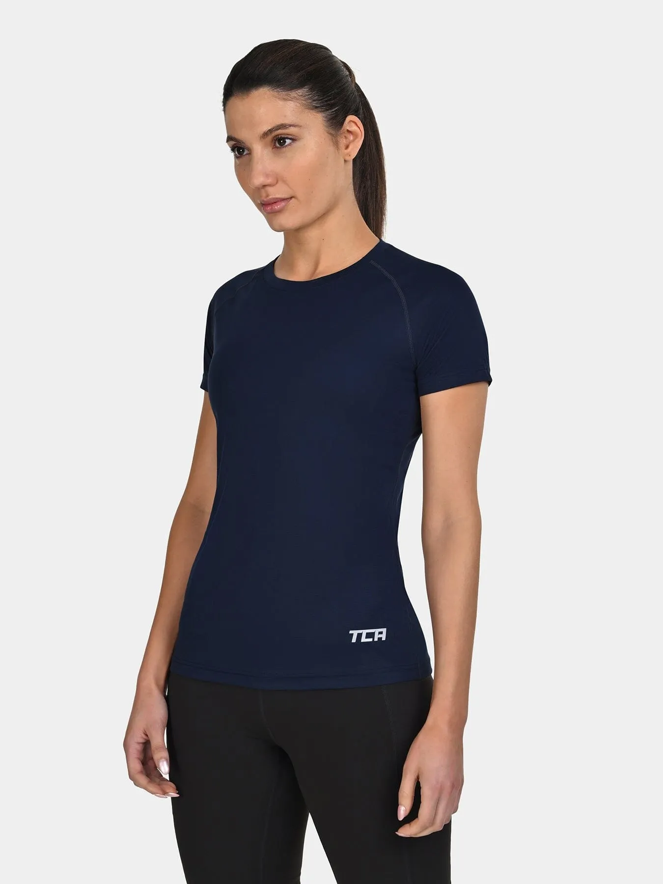 TCA Women's Lightweight Short Sleeve Shirt – Breathable Athletic Running T-Shirt for Yoga, Running, Gym, Training, and Fitness sold by TCA product image thumbnail 4