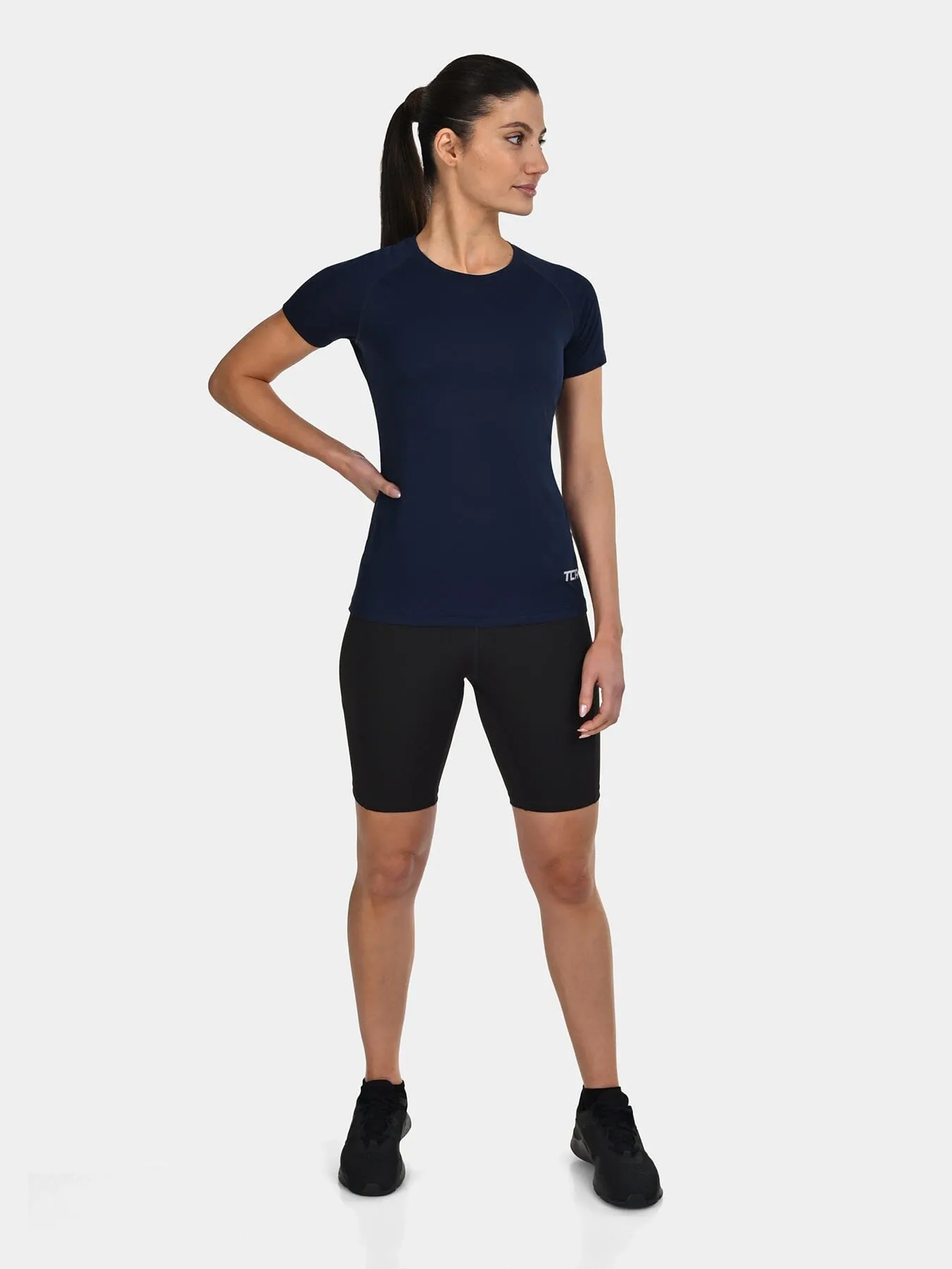 TCA Women's Lightweight Short Sleeve Shirt – Breathable Athletic Running T-Shirt for Yoga, Running, Gym, Training, and Fitness sold by TCA product image thumbnail 3