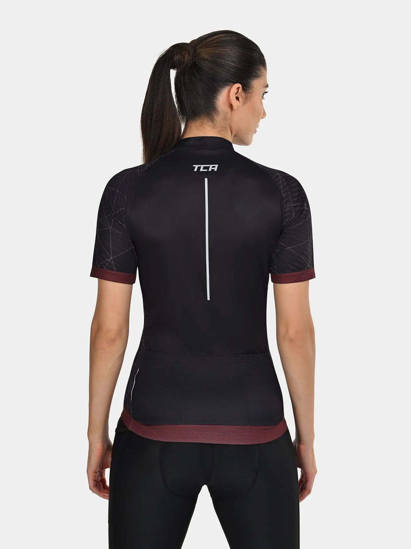 TCA Women's All-Day Cycling Jersey – Lightweight Short Sleeve Bike Shirt - Athletic Fit Bicycle Shirt with 3 Cycling Back Pockets sold by TCA product image thumbnail 2