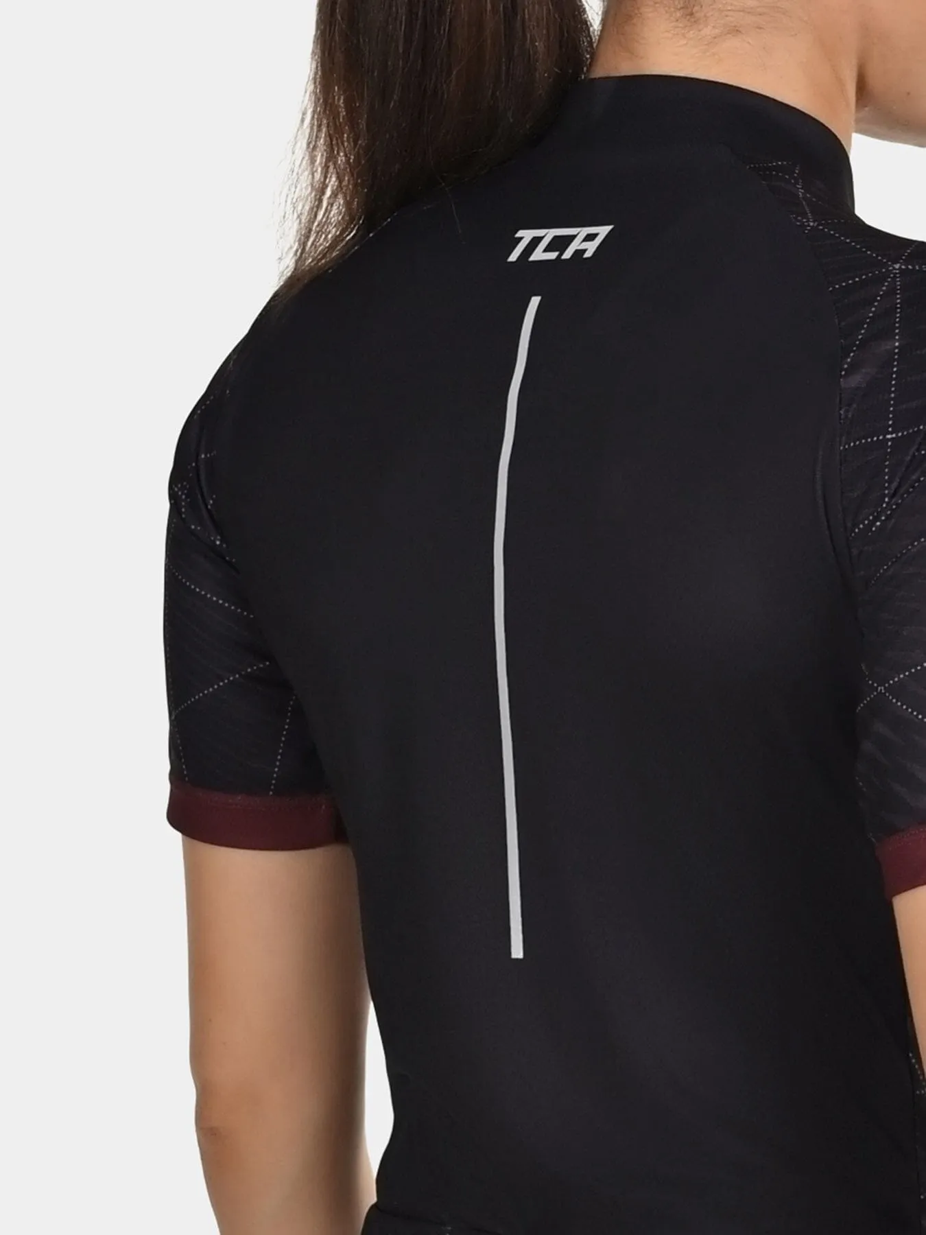 TCA Women's All-Day Cycling Jersey – Lightweight Short Sleeve Bike Shirt - Athletic Fit Bicycle Shirt with 3 Cycling Back Pockets sold by TCA product image thumbnail 4