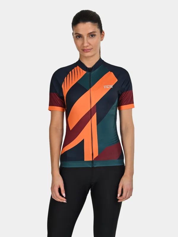 TCA Women's All-Day Cycling Jersey – Lightweight Short Sleeve Bike Shirt - Athletic Fit Bicycle Shirt with 3 Cycling Back Pockets sold by TCA