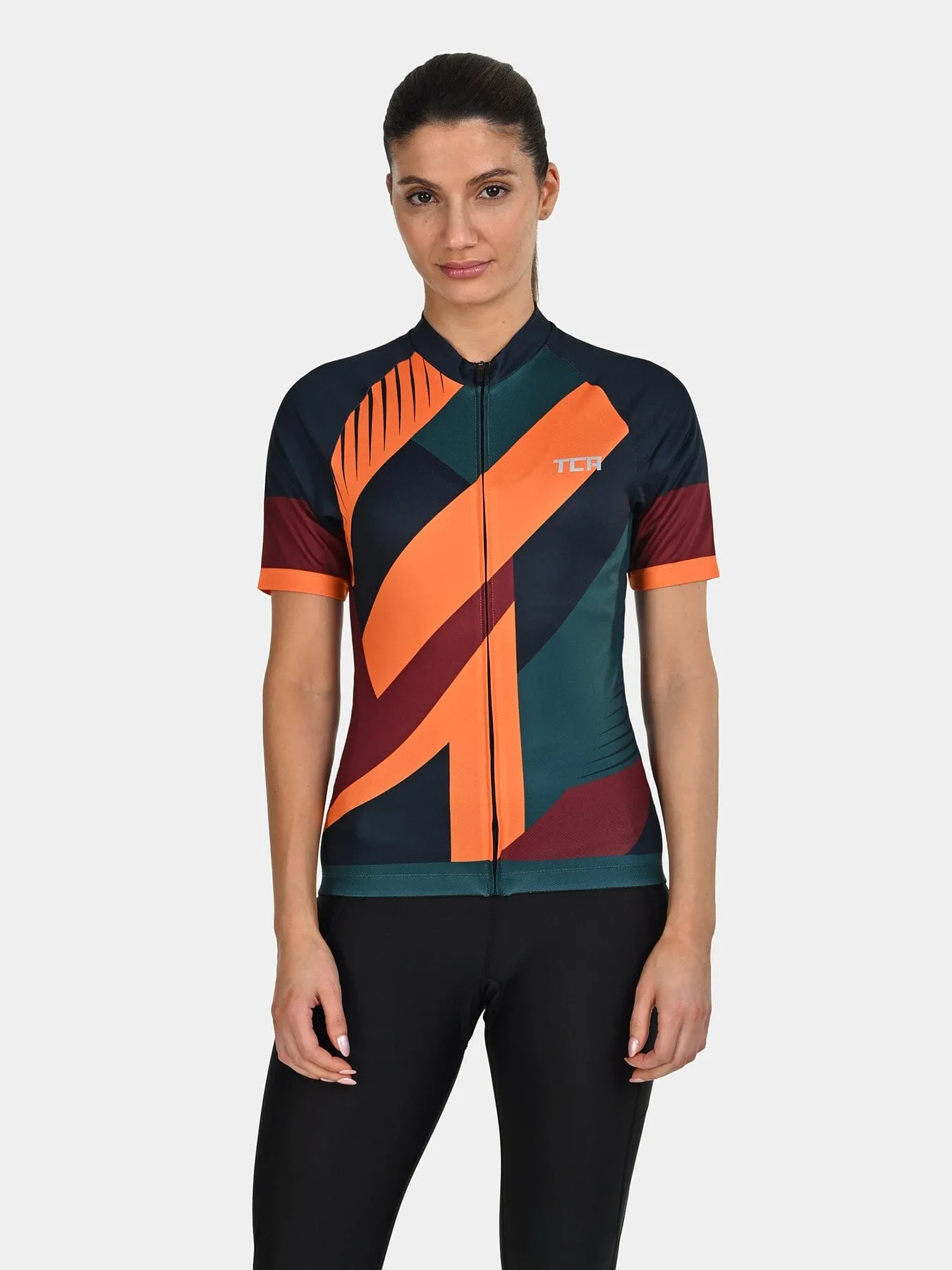 TCA Women's All-Day Cycling Jersey _ Lightweight Short Sleeve Bike Shirt - Athletic Fit Bicycle Shirt with 3 Cycling Back Pockets sold by TCA