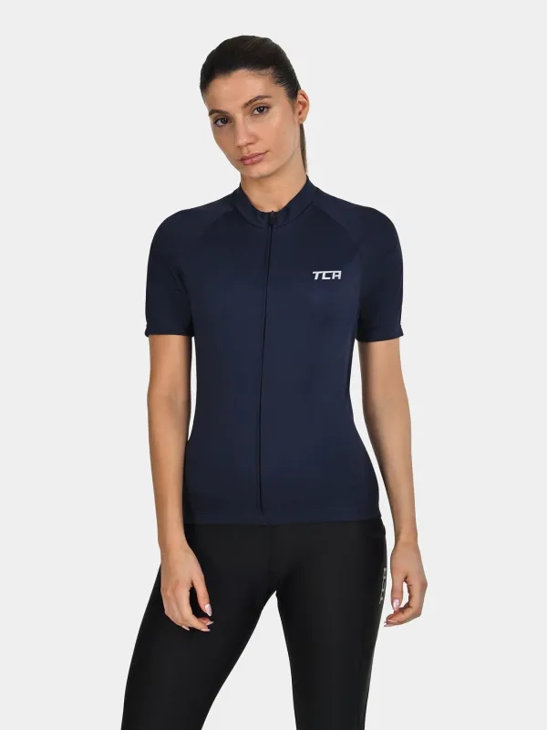 TCA Women's All-Day Cycling Jersey – Lightweight Short Sleeve Bike Shirt - Athletic Fit Bicycle Shirt with 3 Cycling Back Pockets sold by TCA