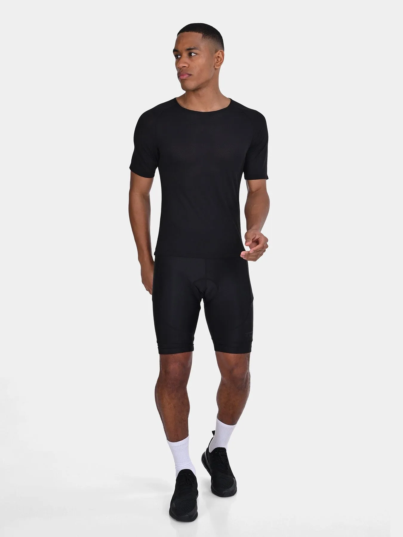 TCA Men's Short Sleeve Cycling Base Layer Shirt - Men’s Summer Cycling Mesh Top - Lightweight Breathable Base Layer Biking Shirt for Jersey Jacket - Windproof Quickdry Athletic Fit sold by TCA product image thumbnail 4