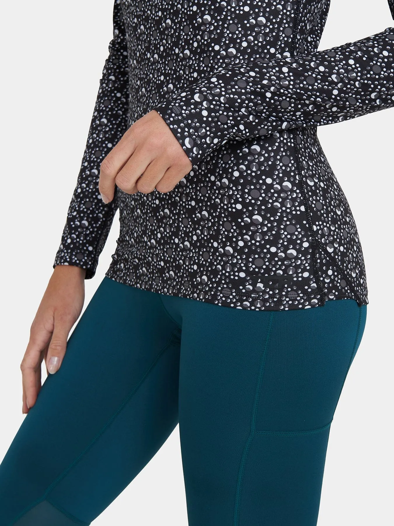 SuperThermal Long Sleeve Compression Base Layer Crew Neck Top for Women With Brushed Inner Fabric sold by TCA product image thumbnail 4