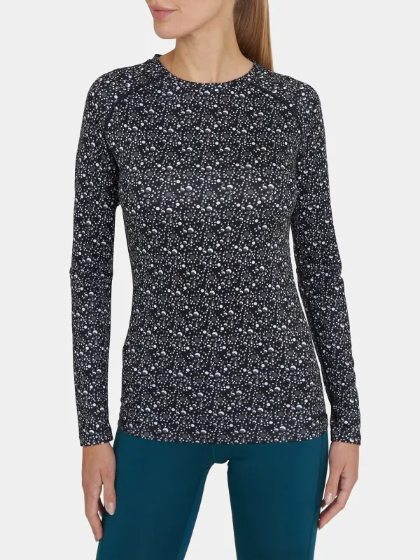 SuperThermal Long Sleeve Compression Base Layer Crew Neck Top for Women With Brushed Inner Fabric sold by TCA