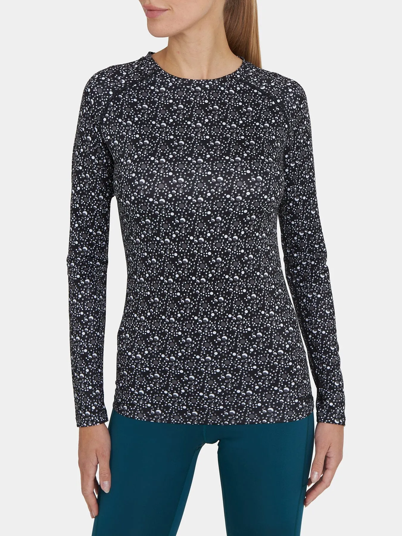 SuperThermal Long Sleeve Compression Base Layer Crew Neck Top for Women With Brushed Inner Fabric sold by TCA