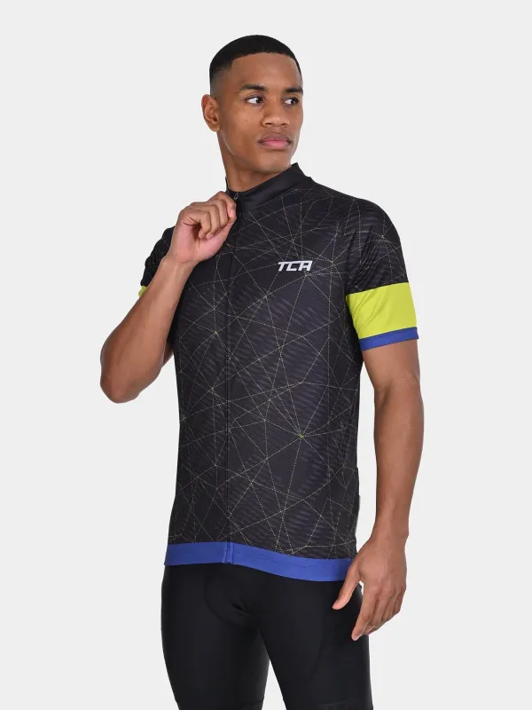 TCA Men's All-Day Cycling Jersey – Lightweight Short Sleeve Bike Shirt - Athletic Fit Bicycle Shirt with 3 Cycling Back Pockets sold by TCA
