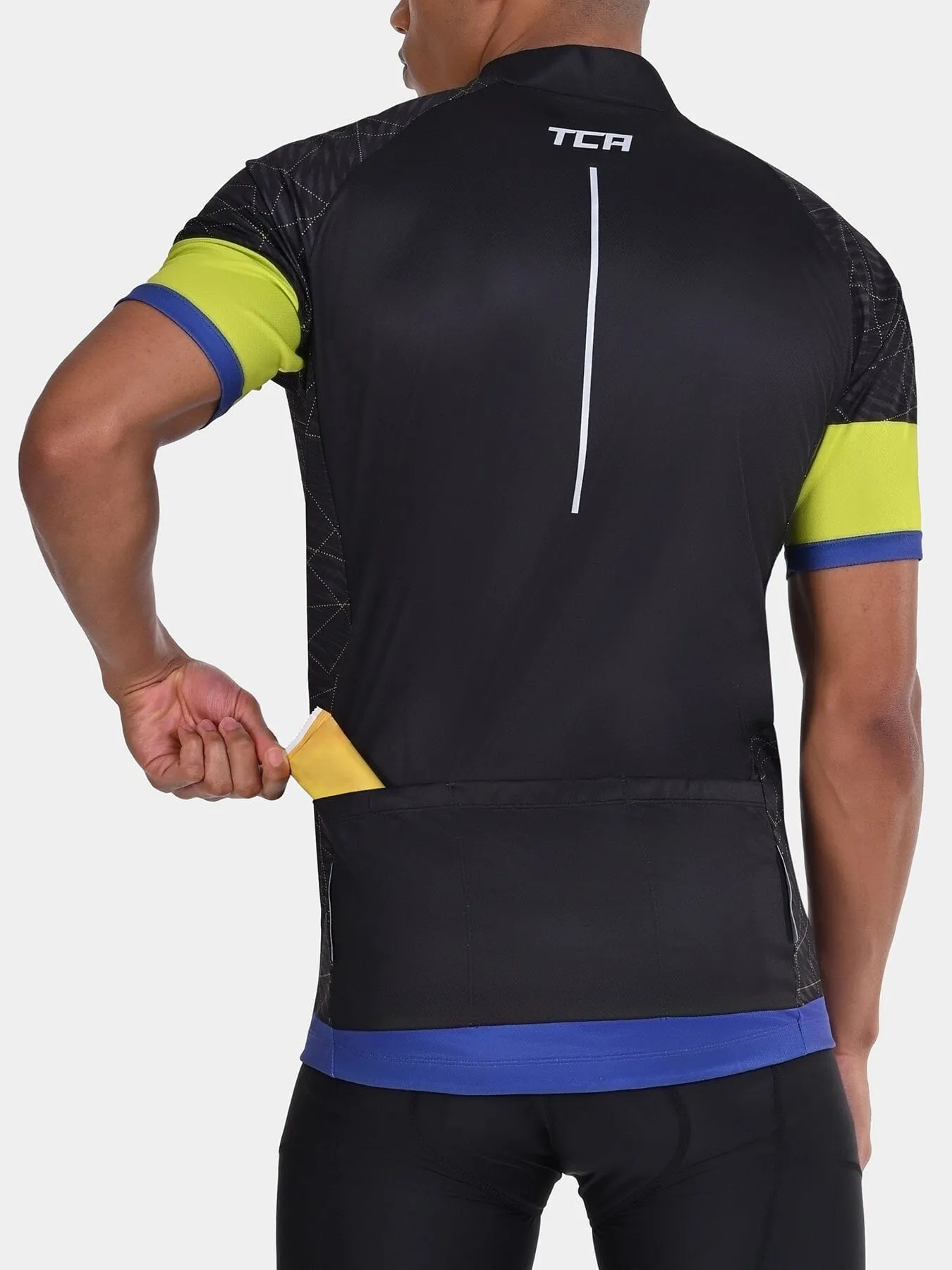 TCA Men's All-Day Cycling Jersey – Lightweight Short Sleeve Bike Shirt - Athletic Fit Bicycle Shirt with 3 Cycling Back Pockets sold by TCA product image thumbnail 3