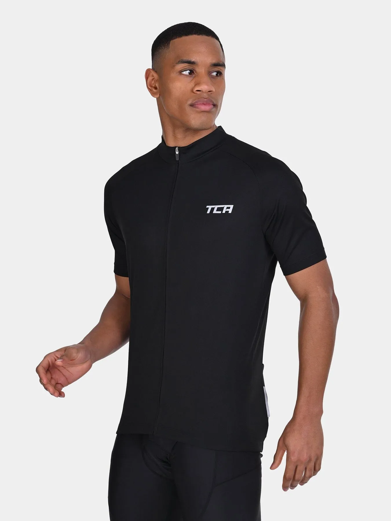 TCA Men's All-Day Cycling Jersey – Lightweight Short Sleeve Bike Shirt - Athletic Fit Bicycle Shirt with 3 Cycling Back Pockets sold by TCA