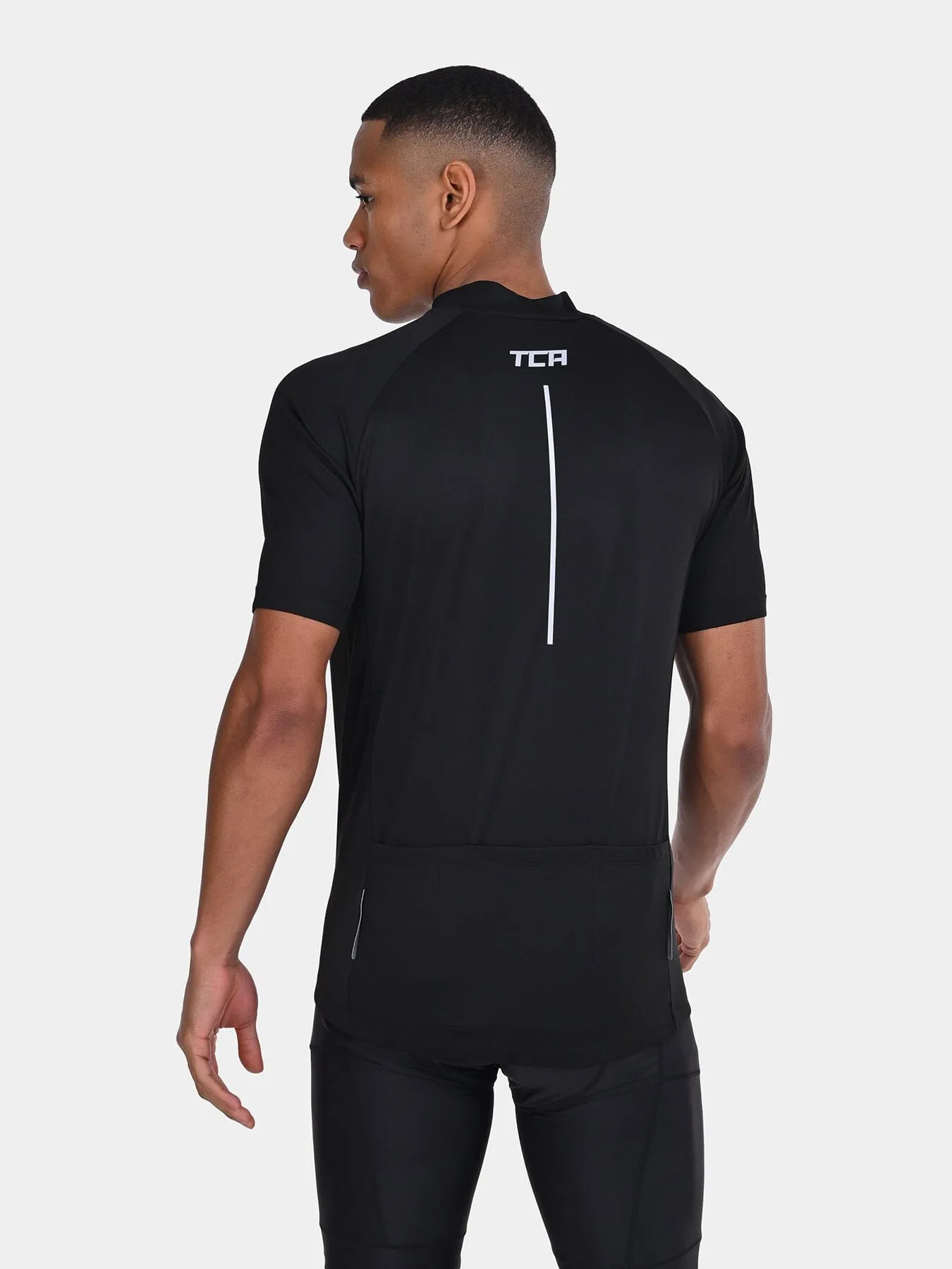 TCA Men's All-Day Cycling Jersey – Lightweight Short Sleeve Bike Shirt - Athletic Fit Bicycle Shirt with 3 Cycling Back Pockets sold by TCA product image thumbnail 2