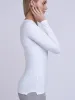 SuperThermal Long Sleeve Compression Base Layer Crew Neck Top for Women With Brushed Inner Fabric sold by TCA