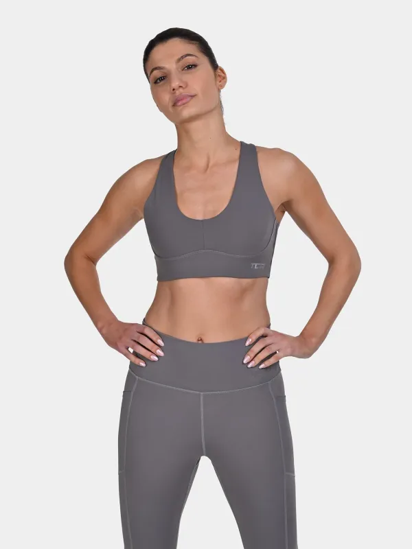 TCA Racerback Sports Bra for Women _ Seamless Wireless Bra with Removable Pads for Yoga, Pilates & Low-Impact Training sold by TCA