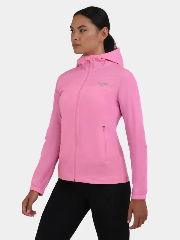 AirLite 2.0 Hooded Waterproof Rain Jacket For Women With Side & Internal Zip Pockets & Reflective Strips sold by TCA