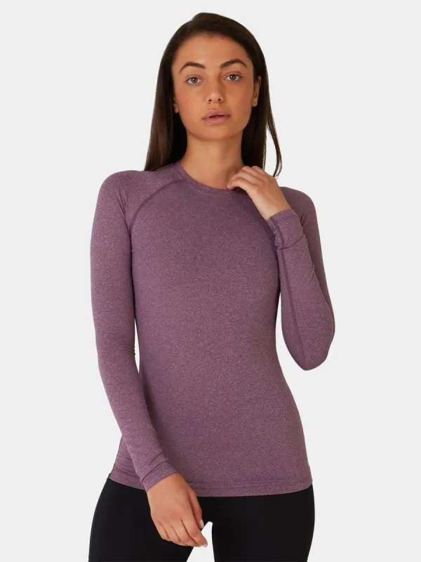 SuperThermal Long Sleeve Compression Base Layer Crew Neck Top for Women With Brushed Inner Fabric sold by TCA
