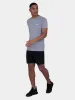 Stamina Short Sleeve Crew Neck Running Top For Men With Back Zip Pocket sold by TCA