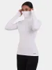 Warm-Up Thermal Long Sleeve Funnel Neck Top For Women With Brushed Inner Fabric, Thumbholes & Reflective Strips sold by TCA