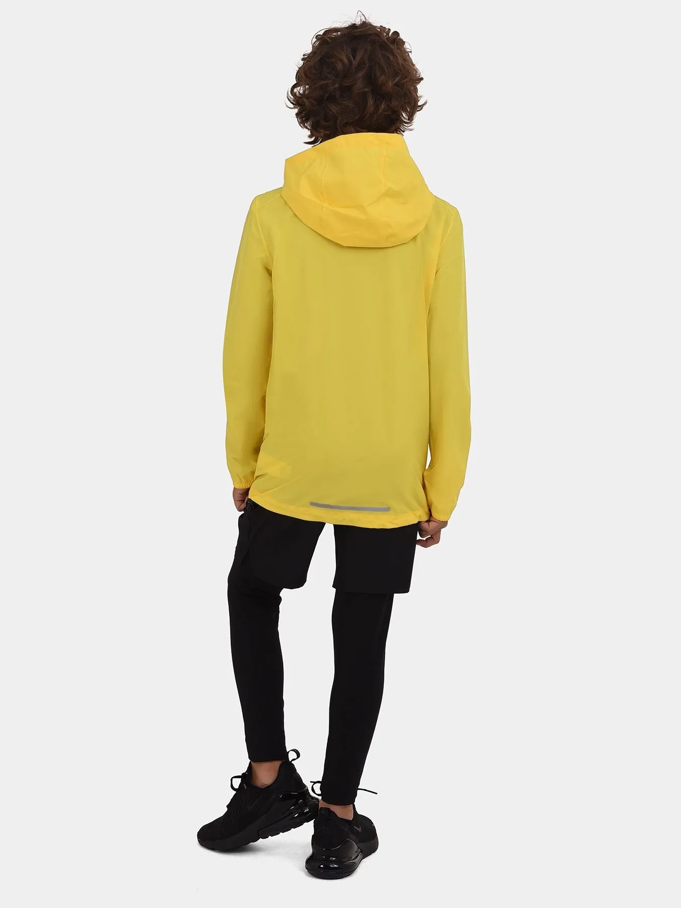 AirLite 2.0 Hooded Waterproof Rain Jacket For Boys With Side & Internal Zip Pockets & Reflective Strips sold by TCA product image thumbnail 2