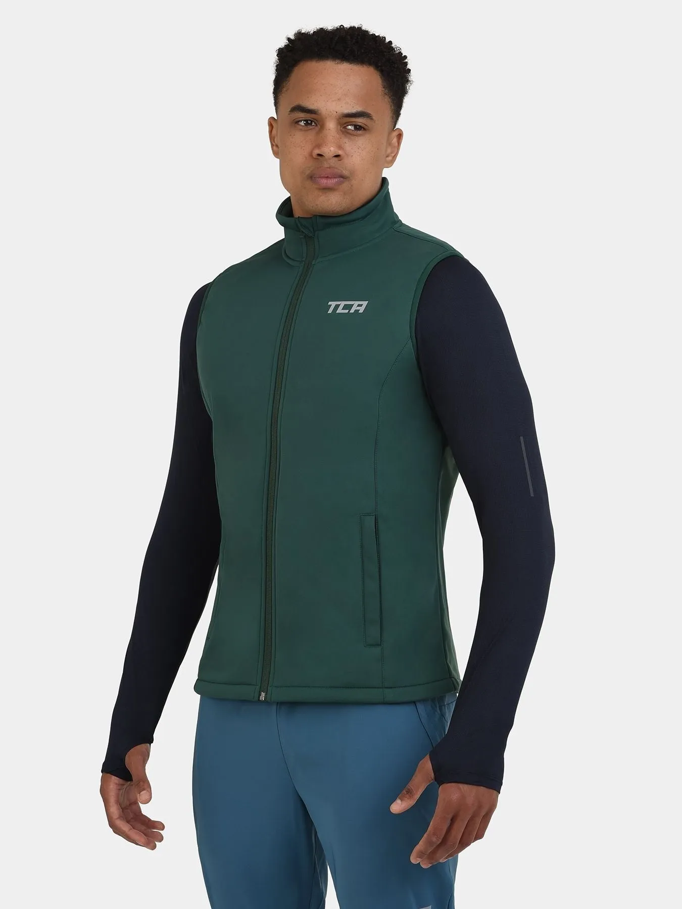 Flyweight Thermal Gilet For Men With Brushed Inner Fabric, Side & Internal Zip Pockets & Adjustable Toggles sold by TCA