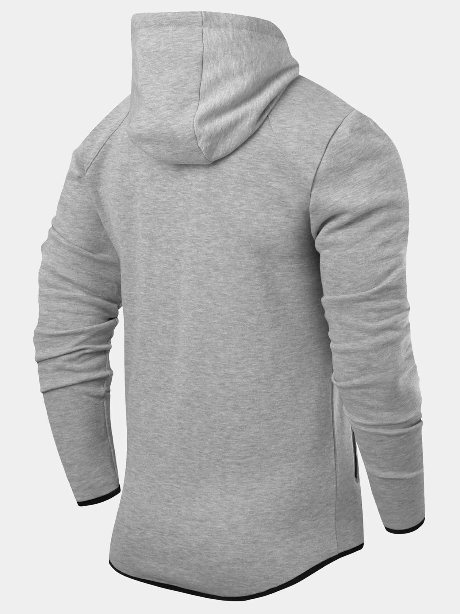 Revolution Tech Gym Running Hoodie For Men With Zip Pockets sold by TCA product image thumbnail 2