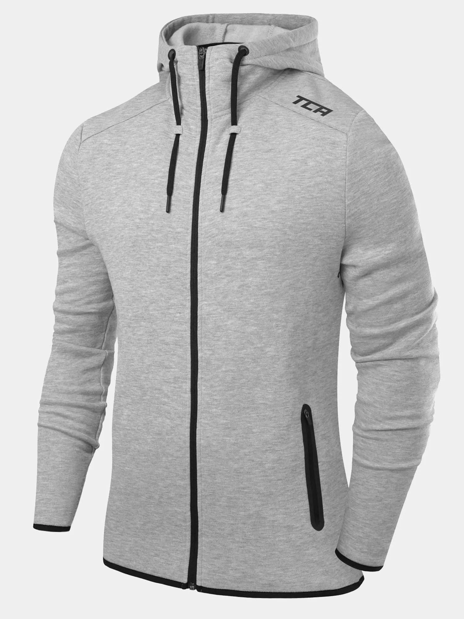Revolution Tech Gym Running Hoodie For Men With Zip Pockets sold by TCA