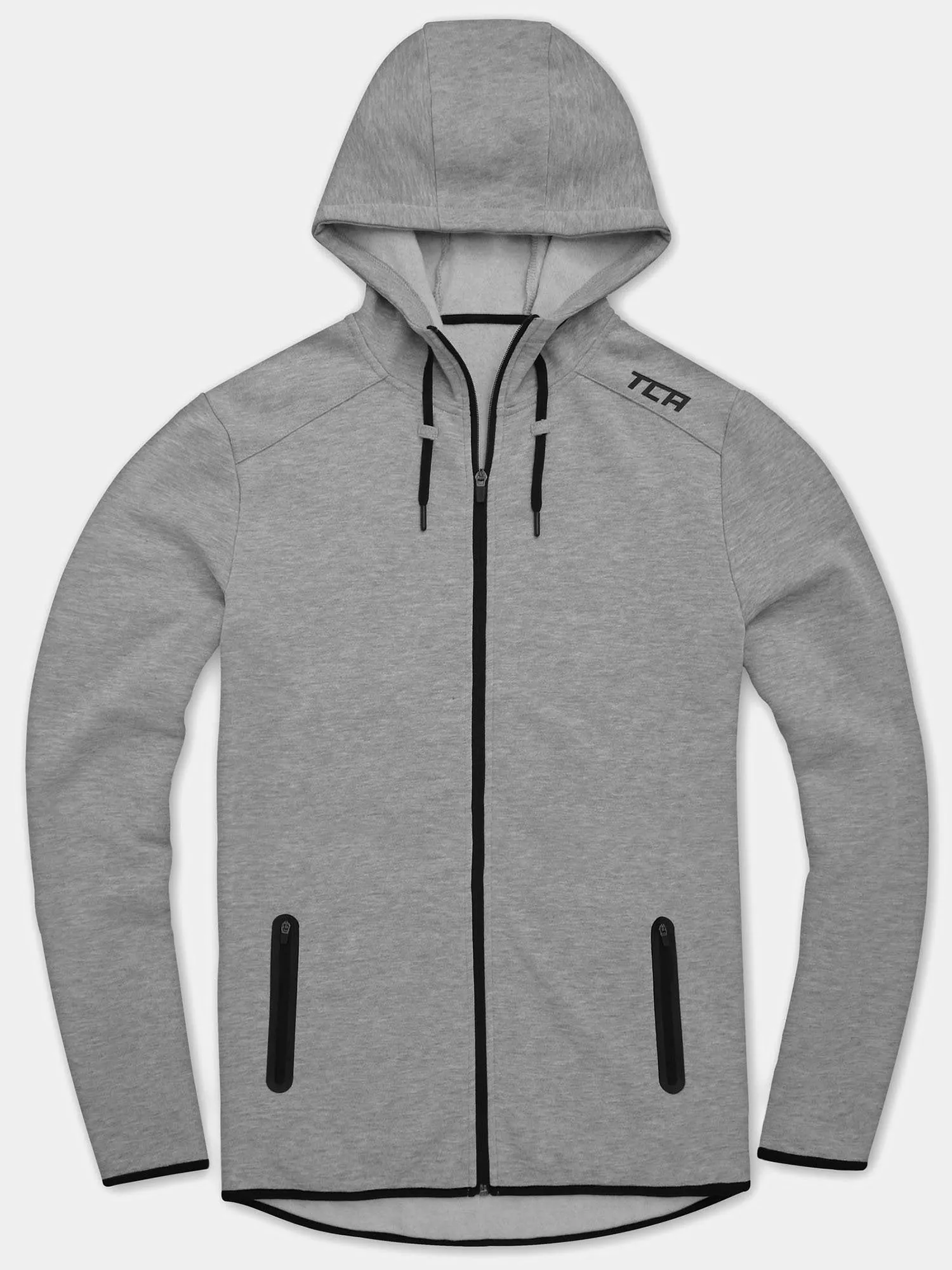 Revolution Tech Gym Running Hoodie For Men With Zip Pockets sold by TCA product image thumbnail 4