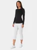 SuperThermal Long Sleeve Compression Base Layer Crew Neck Top for Women With Brushed Inner Fabric sold by TCA