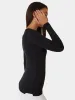 SuperThermal Long Sleeve Compression Base Layer Crew Neck Top for Women With Brushed Inner Fabric sold by TCA