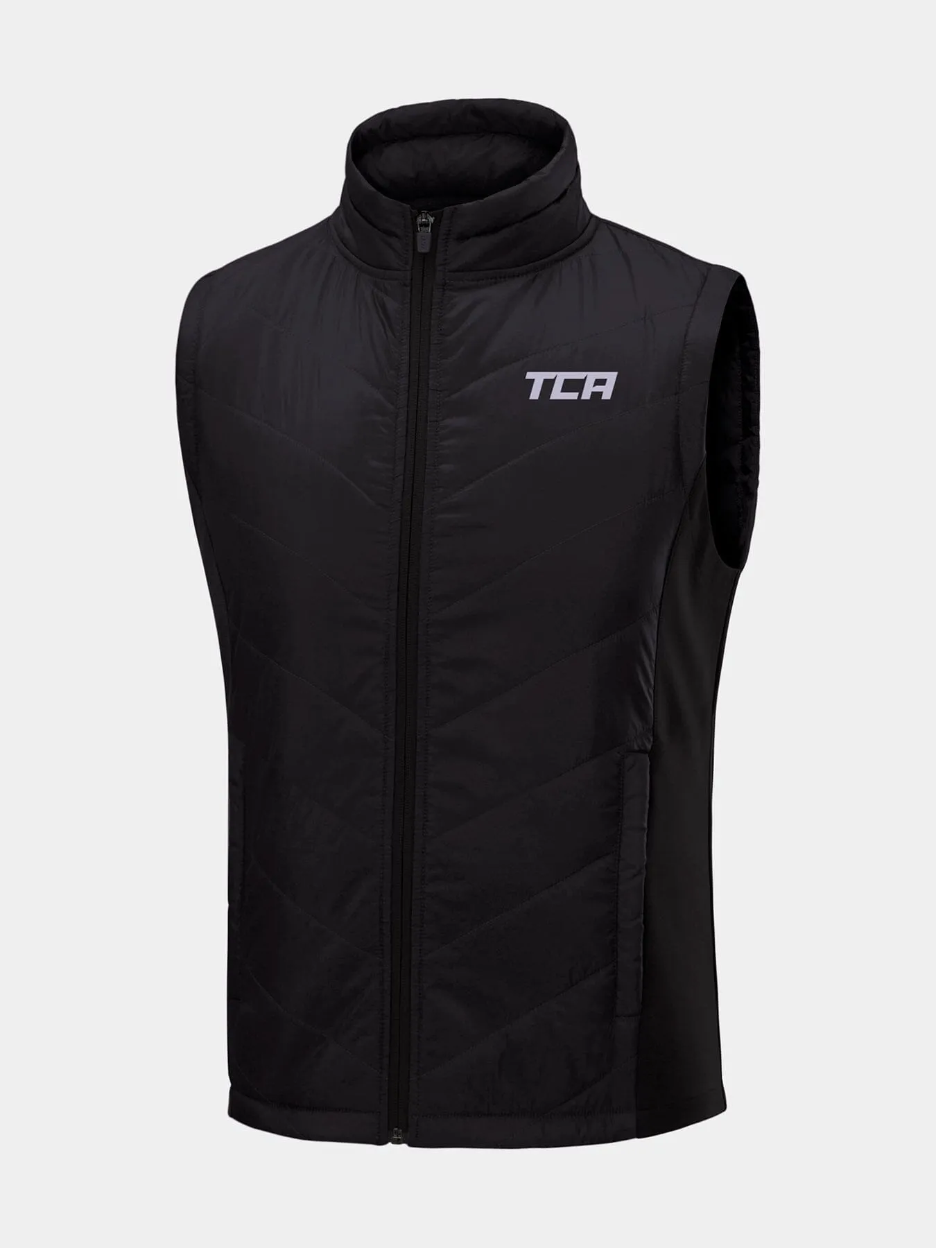 Excel Padded Running Gilet For Boys With Zip Pockets & Reflective Strips sold by TCA