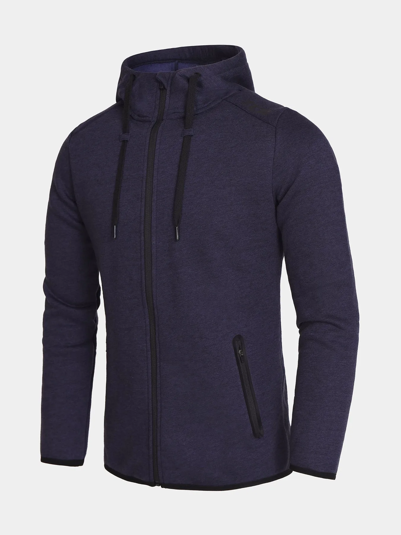 Revolution Tech Gym Running Hoodie For Men With Zip Pockets sold by TCA