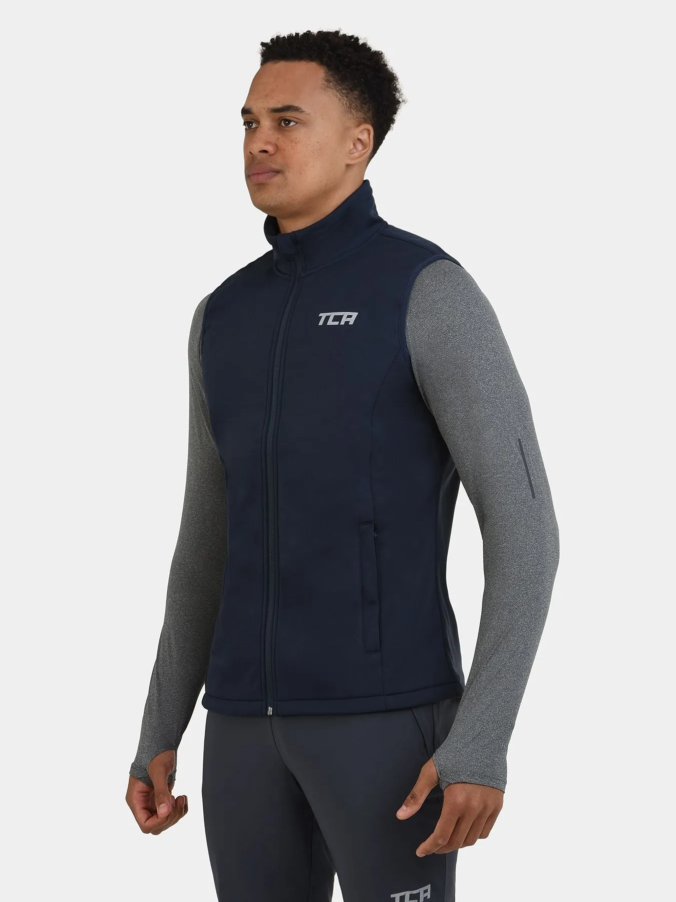 Flyweight Thermal Gilet For Men With Brushed Inner Fabric, Side & Internal Zip Pockets & Adjustable Toggles sold by TCA