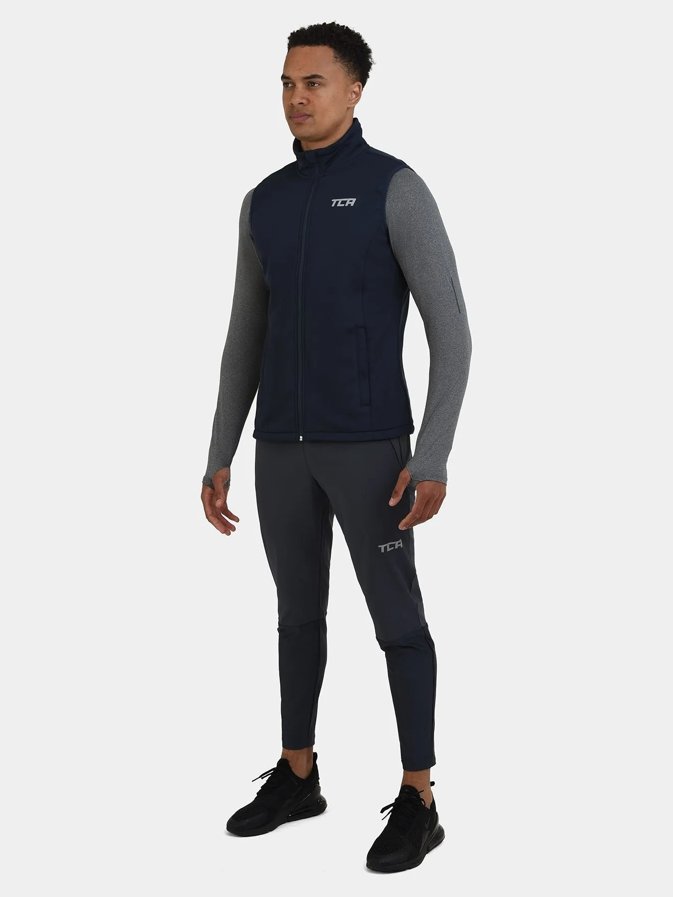 Flyweight Thermal Gilet For Men With Brushed Inner Fabric, Side & Internal Zip Pockets & Adjustable Toggles sold by TCA product image thumbnail 5