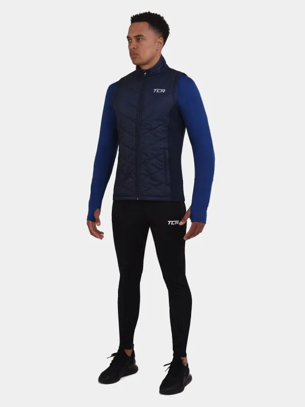 Excel Padded Running Gilet For Men With Zip Pockets & Reflective Strips sold by TCA