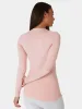 SuperThermal Long Sleeve Compression Base Layer Crew Neck Top for Women With Brushed Inner Fabric sold by TCA