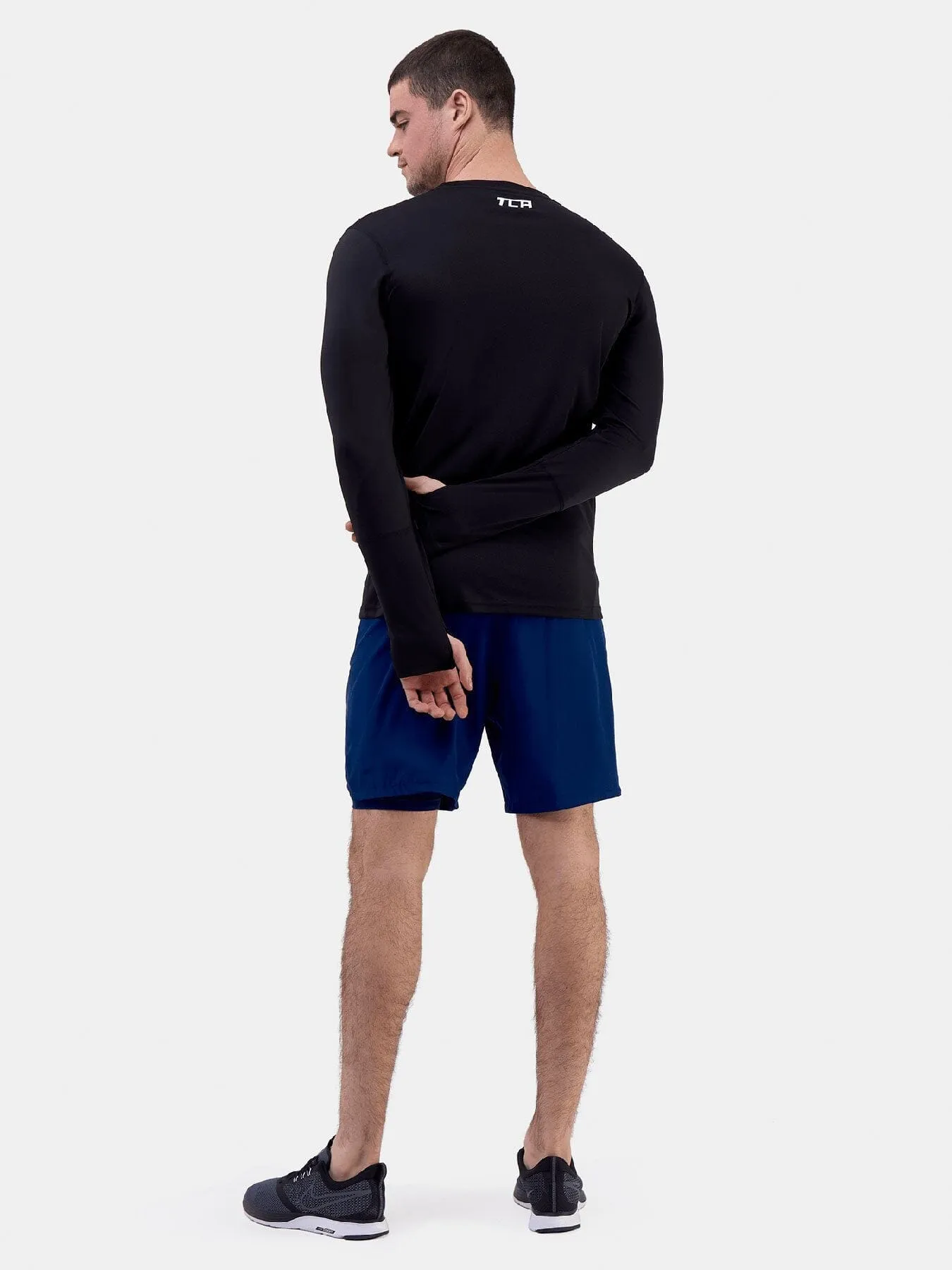 Men's Element Long Sleeve Running Crew Top sold by TCA product image thumbnail 2