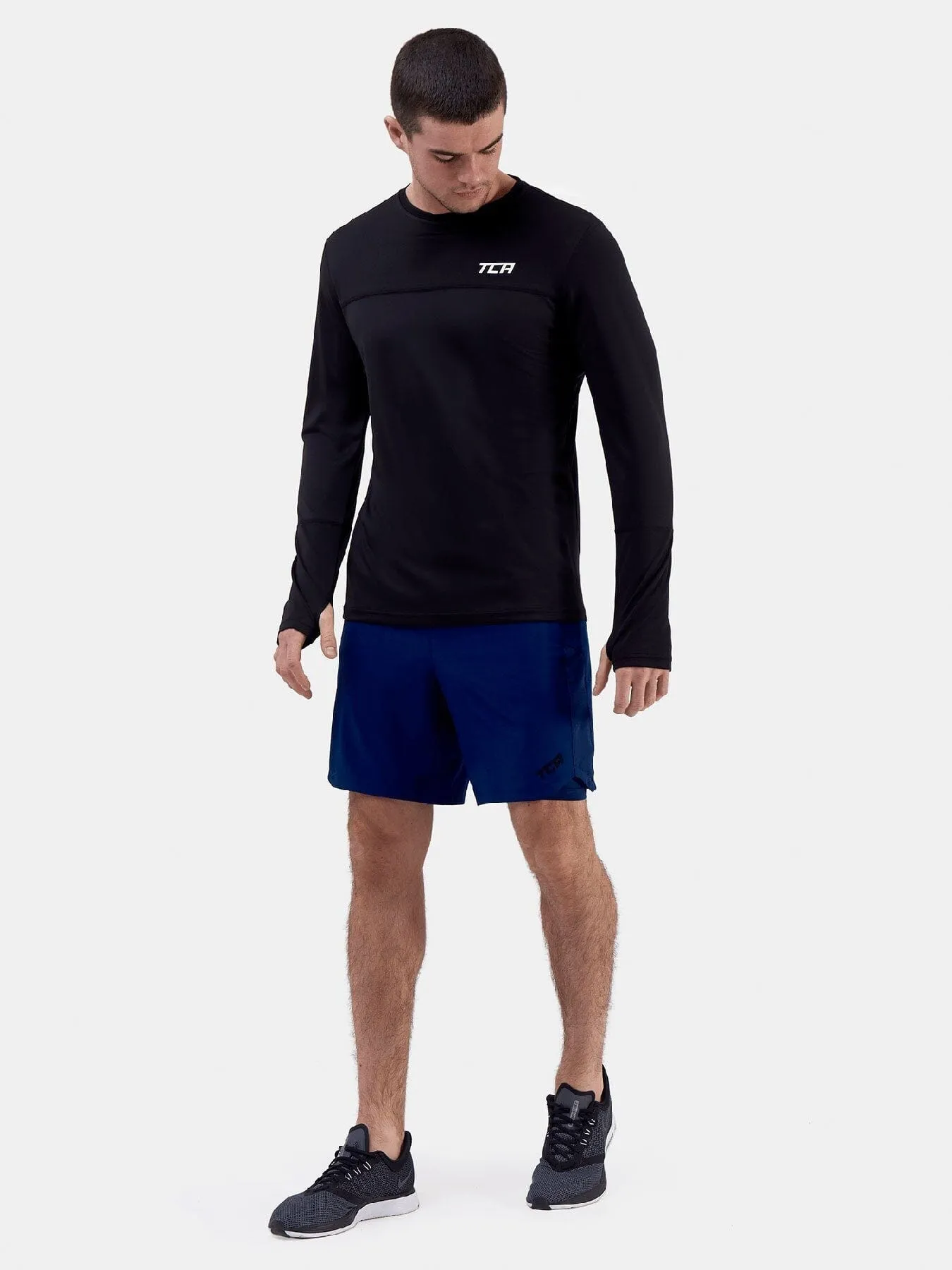 Men's Element Long Sleeve Running Crew Top sold by TCA product image thumbnail 4