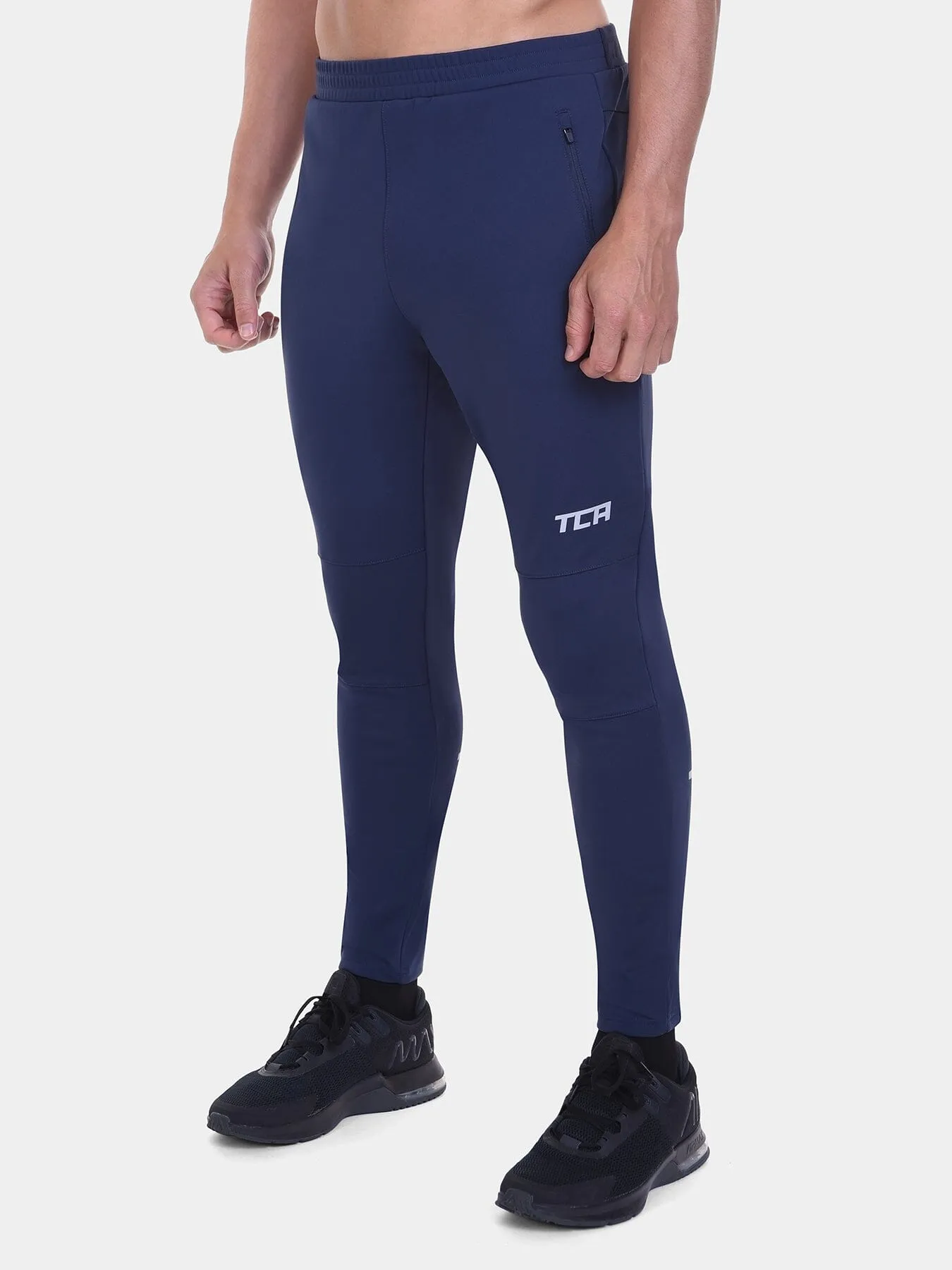 Thermal Cycling Trackpant For Men With Brushed Inner Fabric & Side Zip Pockets sold by TCA