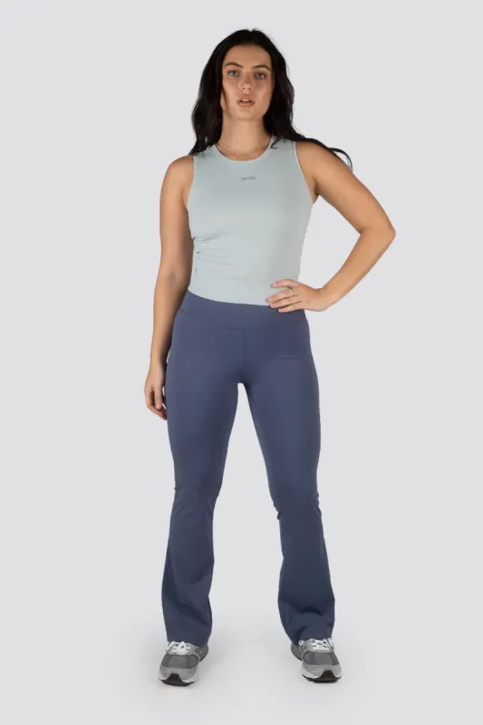 Dream Flare Leggings - Slate sold by TWOTAGS