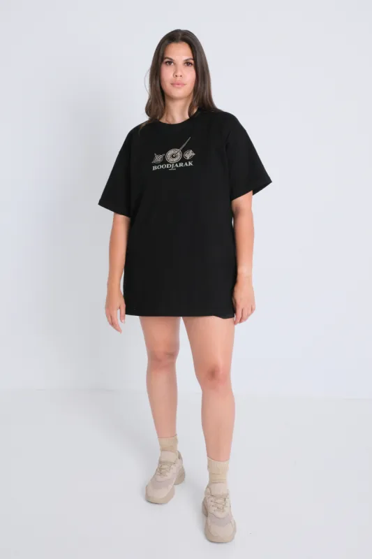 Rhythm Oversized Tee (Heavyweight) - Black made by TWOTAGS