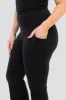 Daze Flare Pocket Leggings - Black sold by TWOTAGS